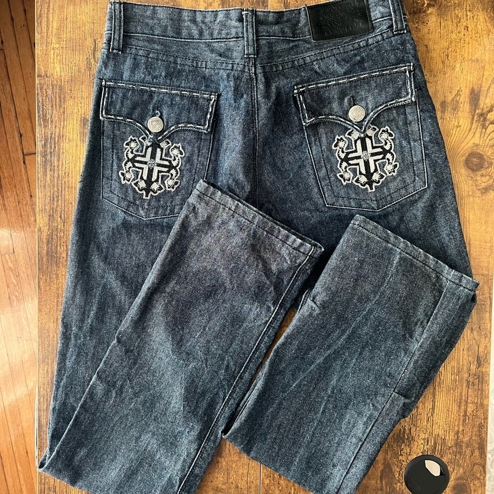 Men’s Fender size 29 blue/grey/black jeans. - Picture 11 of 15
